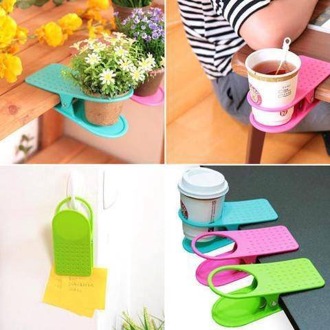 Table Clip Drink Cup Cans Coffee Mug Clip