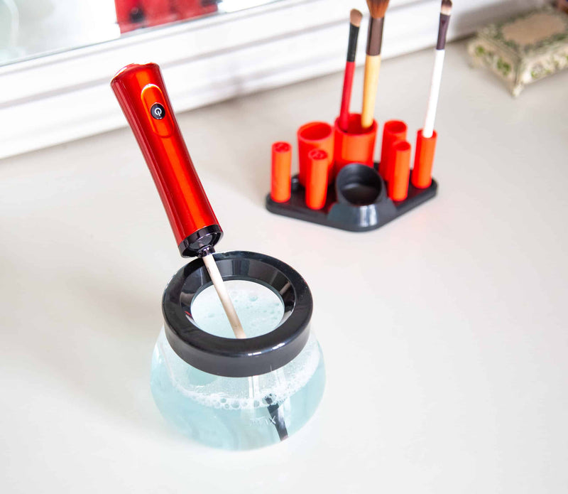Killer Deals Battery Powered Makeup Brush Tool Cleaner Spinner Dryer