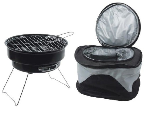 Bbq Grill With Cooler Bag 6Pcs