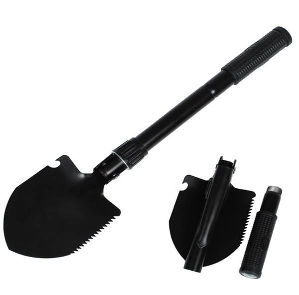 Portable Folding Camping Shovel with Compass