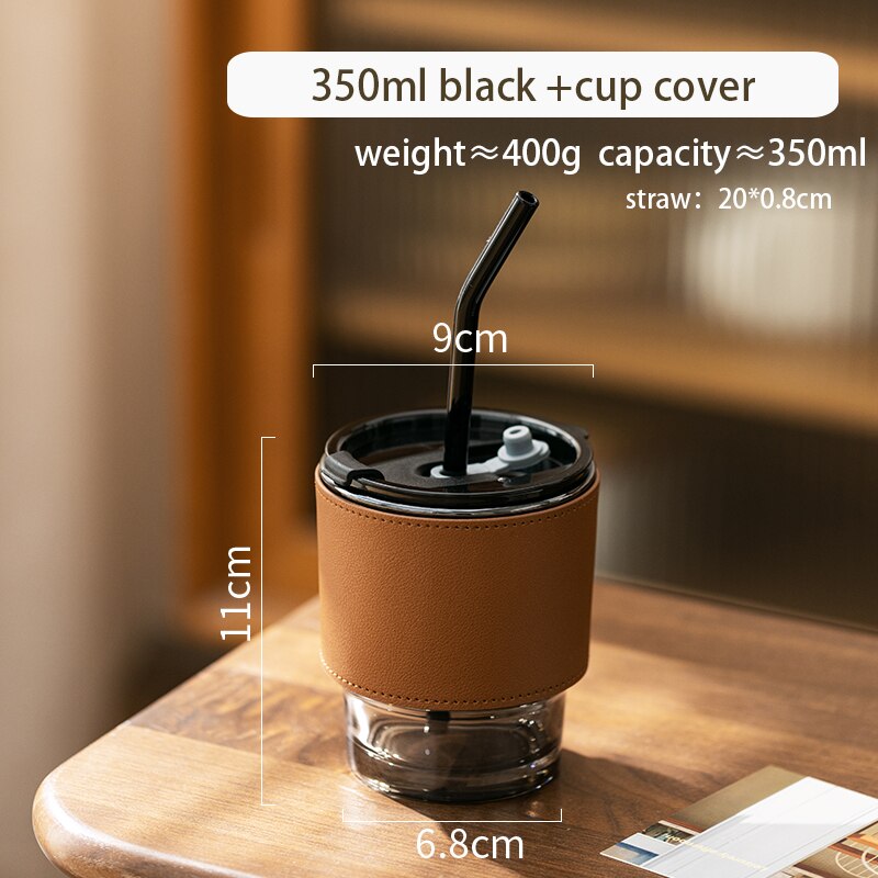 Transparent Coffee Cup With Lid
