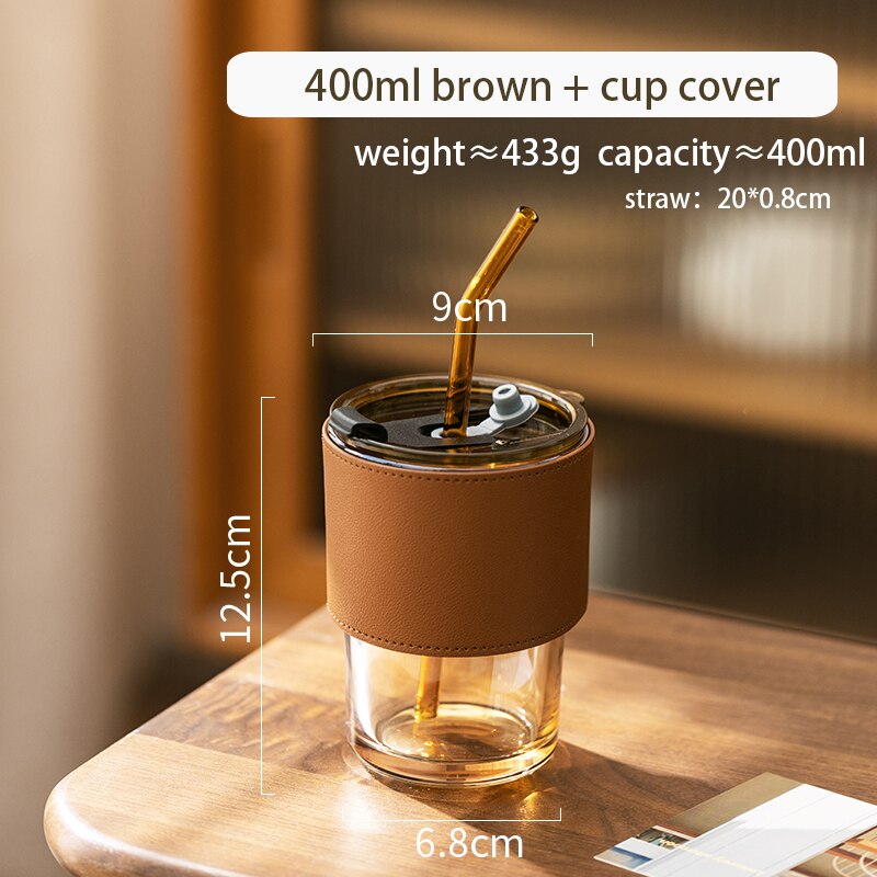 Transparent Coffee Cup With Lid