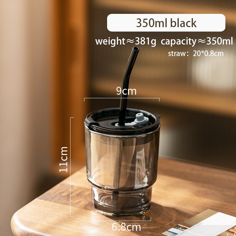 Transparent Coffee Cup With Lid