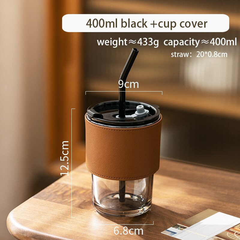 Transparent Coffee Cup With Lid