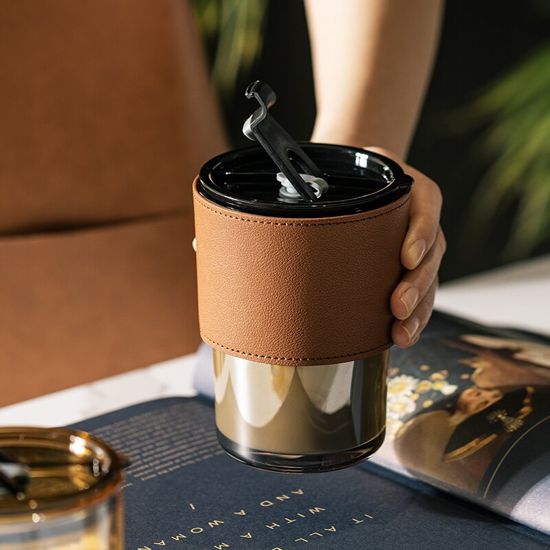 Transparent Coffee Cup With Lid