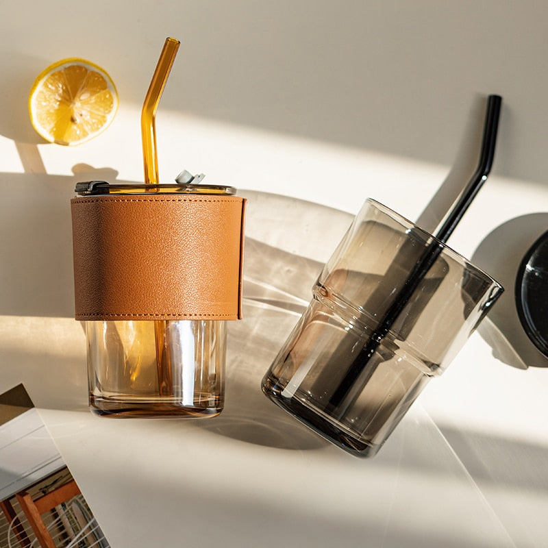 Transparent Coffee Cup With Lid