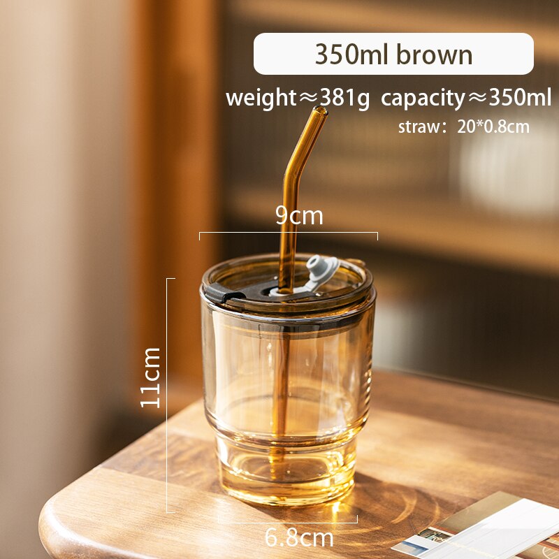 Transparent Coffee Cup With Lid
