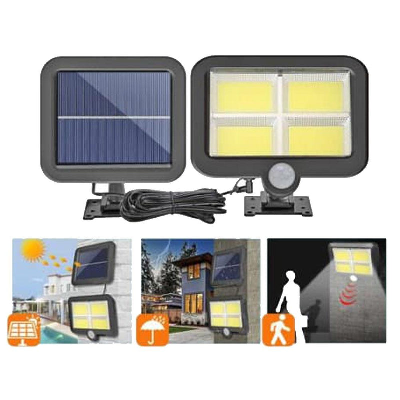 LED Solar Power Motion Sensor Wall Outdoor Light