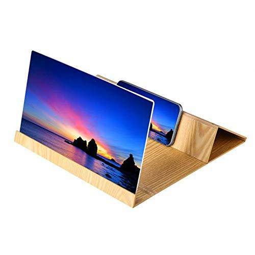 Wooden Video amplifier mobile phone magnifier